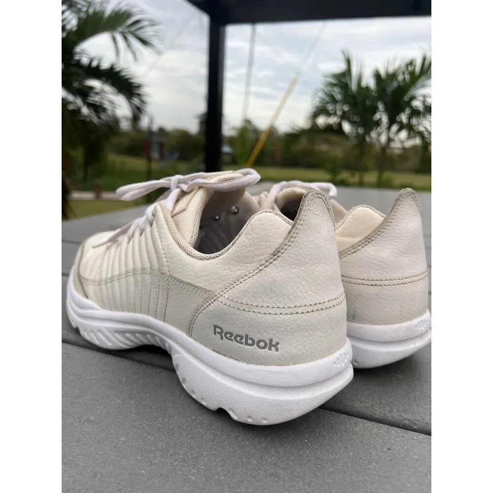 Reebok Men Cream Walking Sneakers Size 10.5